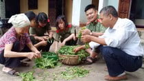 Học viên Trường Cao đẳng ANND I về “3 cùng” với dân Mỹ Tân