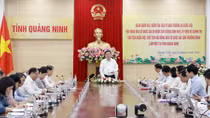 Chủ tịch Quốc hội Vương Đình Huệ kiểm tra công tác chuẩn bị bầu cử tại Quảng Ninh