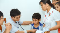 Khám sàng lọc bệnh tim miễn phí cho trẻ em tại Hà Giang