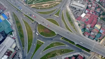 Nút giao gần 3 nghìn tỷ ở Hà Nội nhìn từ trên cao