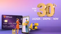 Ưu đãi lên tới 30% với chủ thẻ tín dụng TPBank