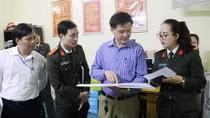 Kiểm tra công tác kiểm soát thủ tục hành chính tại Công an tỉnh Vĩnh Phúc