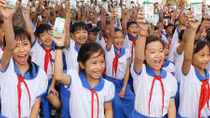 74% học sinh tham gia chương trình sữa học đường
