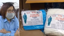 Khởi tố 1 nhân viên bệnh viện trong vụ buôn bán trang phục y tế phòng dịch giả 