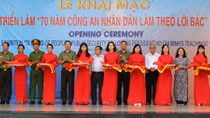 Khai mạc Triển lãm “70 năm Công an nhân dân làm theo lời Bác”