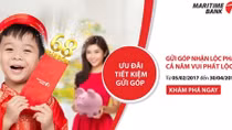 Mở sổ tiết kiệm gửi góp nhận ngay tiền lì xì Lộc Phát cùng Maritime Bank