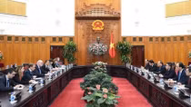 Thủ tướng Nguyễn Xuân Phúc tiếp khách quốc tế
