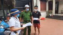 Phát thư mời người dân cung cấp thông tin về người trốn tránh khai báo y tế