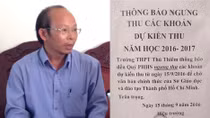 Vì sao một hiệu trưởng gặp "bão" ngay đầu năm học?