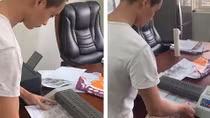 Dùng máy photocopy in tiền giả mang đi tiêu xài