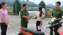 Truy tìm tài sản trả lại cho bị hại vụ cướp tài sản xảy ra trên địa bàn