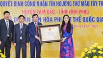 Tín ngưỡng thờ Mẫu Tây Thiên được công nhận là di sản văn hóa phi vật thể quốc gia