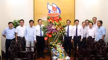 Đồng chí Trần Thanh Mẫn chúc mừng Hội Nhà báo Việt Nam 