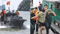 Kịp thời cứu máy trưởng người Nhật Bản bị tai nạn, đắm đò ngoài biển