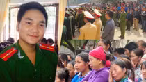Nghẹn ngào tiễn biệt người chiến sĩ Công an quả cảm nơi cao nguyên đá
