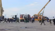 Diễn tập phòng, chống khủng bố, đảm bảo an ninh cảng biển ở Đà Nẵng