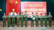 Trao thưởng cho lực lượng Cảnh sát PCCC Nghệ An