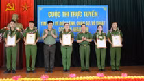 Thi trực tuyến tìm hiểu về điều lệnh, quân sự, võ thuật CAND