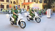Bàn giao phương tiện cho Công an xã, thị trấn biên giới tỉnh Lạng Sơn