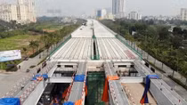 Tổ chức giao thông đoạn cầu cạn Mai Dịch - Nam Thăng Long