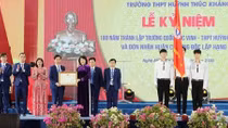 Lễ kỷ niệm 100 năm Ngày thành lập Trường Quốc học Vinh - Trung học phổ thông Huỳnh Thúc Kháng
