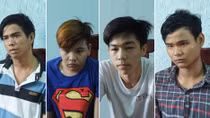 “Bộ tứ” giả va chạm giao thông, cướp tài sản
