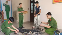 Khởi tố “người nhện” cắt cáp lấy lõi đồng