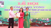 Cốm Làng Vòng được công nhận nhãn hiệu