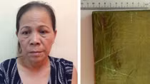 Người phụ nữ giấu bánh heroin trong bao gạo