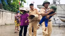Lực lượng Công an chủ động ứng phó với bão số 3 và mưa lũ, sạt lở đất