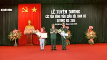 Trao thưởng cho các VĐV Quân đội tham dự Olympic 2016 