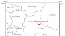 Động đất 3,2 độ richter tại Bắc Giang 