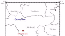 Lại xuất hiện động đất tại Quảng Nam 