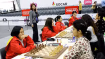 Cờ vua nữ Việt Nam duy trì mạch bất bại tại Olympiad thế giới