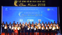 73 sản phẩm được trao giải Sao Khuê 2018 