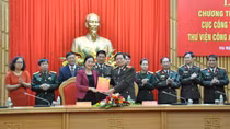 Đẩy mạnh phát triển văn hóa đọc trong lực lượng CAND