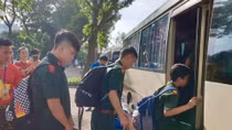 Các “tân binh nhí” náo nức bước vào “Học kỳ quân đội” năm 2019