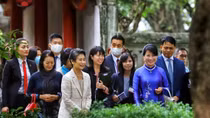 Đệ nhất Phu nhân Nhật Bản thăm Văn Miếu - Quốc Tử Giám 