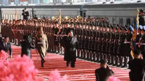 Truyền thông Triều Tiên dồn dập đưa tin ông Kim Jong-un đến Việt Nam