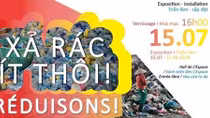 Độc đáo triển lãm sắp đặt "Xả rác ít thôi!"