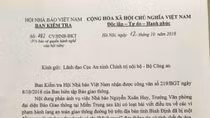 Hội nhà báo lên tiếng về vụ phóng viên bị vu khống, đe dọa tính mạng