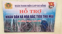 Công an TP Đà Nẵng hỗ trợ nông dân Hoà Bắc tiêu thụ mía đường