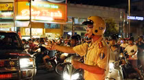 Đảm bảo ATGT tại đêm khai mạc pháo hoa Quốc tế DIFF 2018