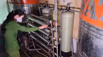 Sản xuất nước uống đóng chai không đảm bảo an toàn