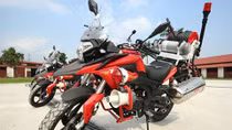 Cảnh sát PCCC được trang bị môtô chữa cháy hiện đại