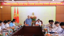 Thường trực Ban Bí thư Trần Quốc Vượng làm việc tại Đắk Lắk