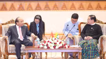 Chủ tịch Quốc hội Myanmar mong muốn Việt Nam chia sẻ kinh nghiệm phát triển kinh tế