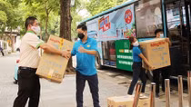 BRGMART tham gia cung ứng hàng hoá thiết yếu tại chương trình “Siêu thị 0 đồng”