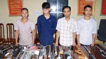 Tóm gọn 4 đối tượng mua bán linh kiện súng tự chế