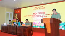 Cụm thi đua số II sơ kết phong trào thi đua "Vì ANTQ" 6 tháng đầu năm 2020